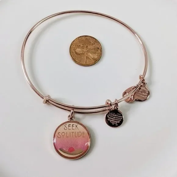 Alex and Ani Jewelry Alex Ani Rose Gold Color Seek Solitude